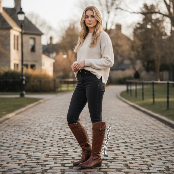 $399 Frye Molly Button Dark Brown Real Leather Knee High Tall Zip Up Riding Boot - Picture 2 of 16